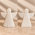 Angel de Ceramica doble Vista