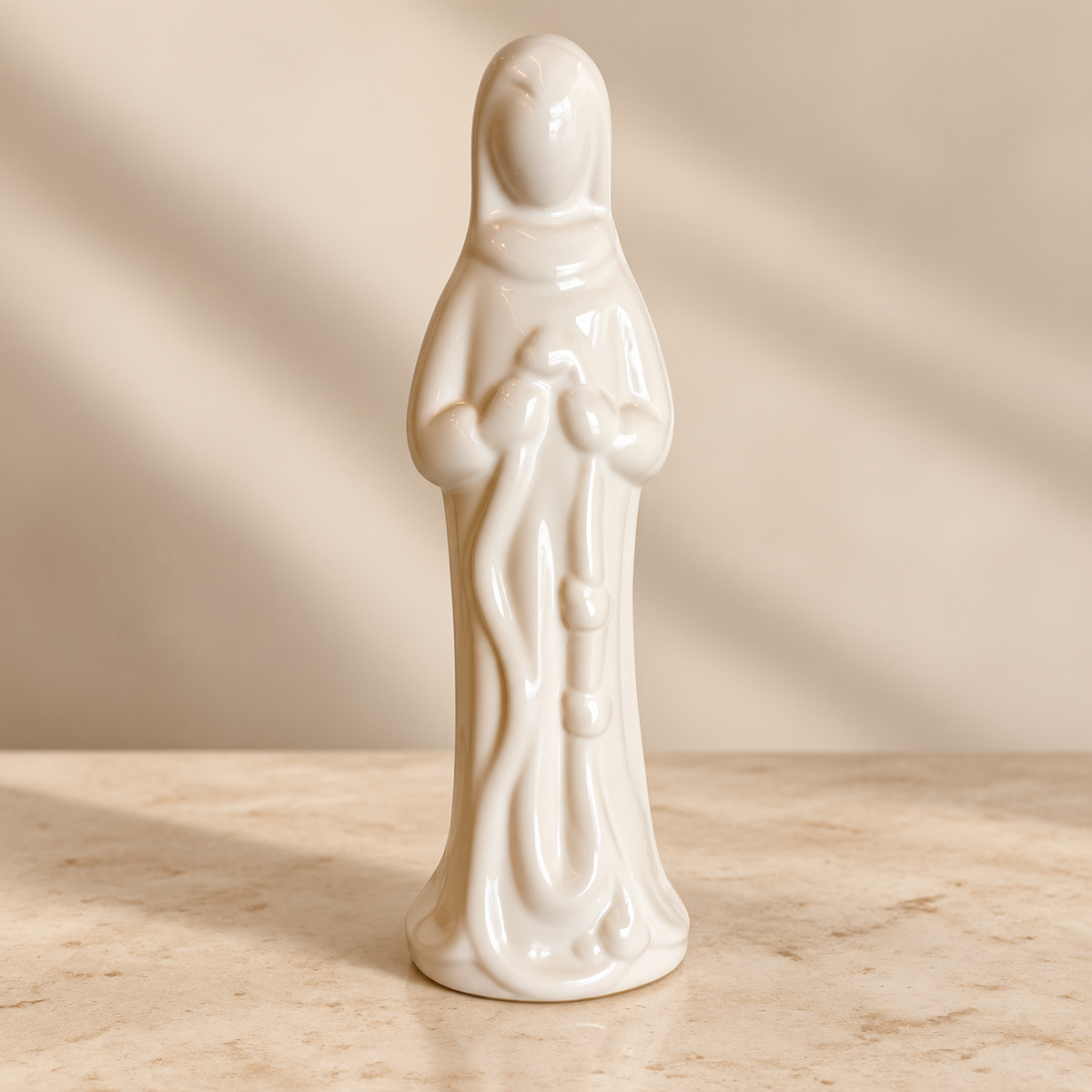 Virgen Desatanudos de cerámica