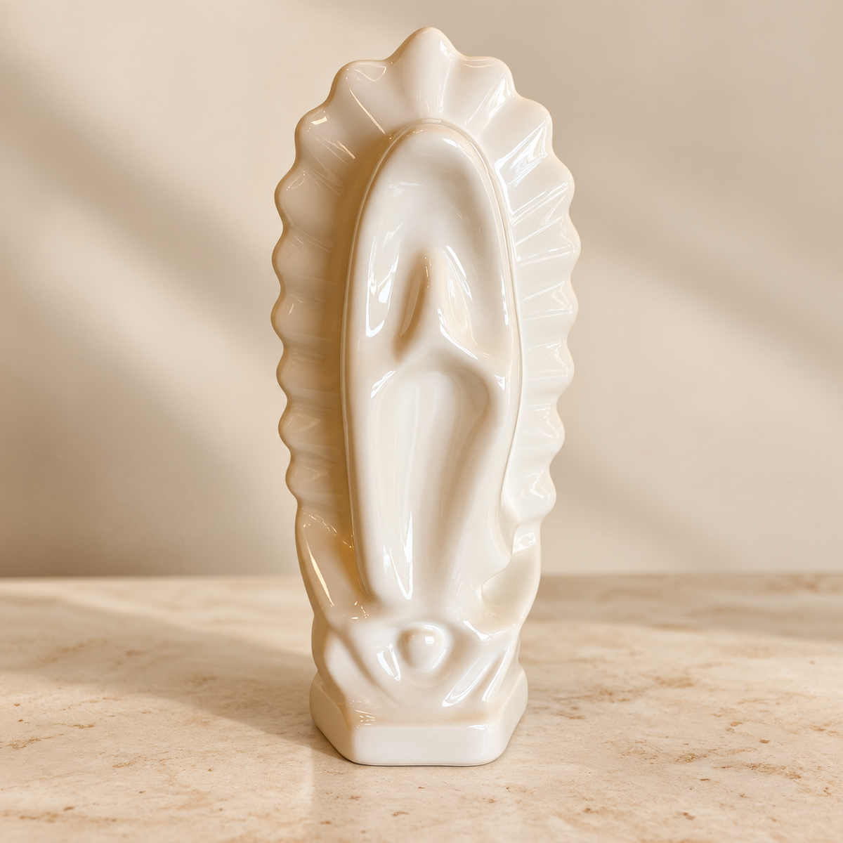 Virgen de Guadalupe de ceramica