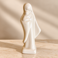 Virgen con Niño Jesús de cerámica